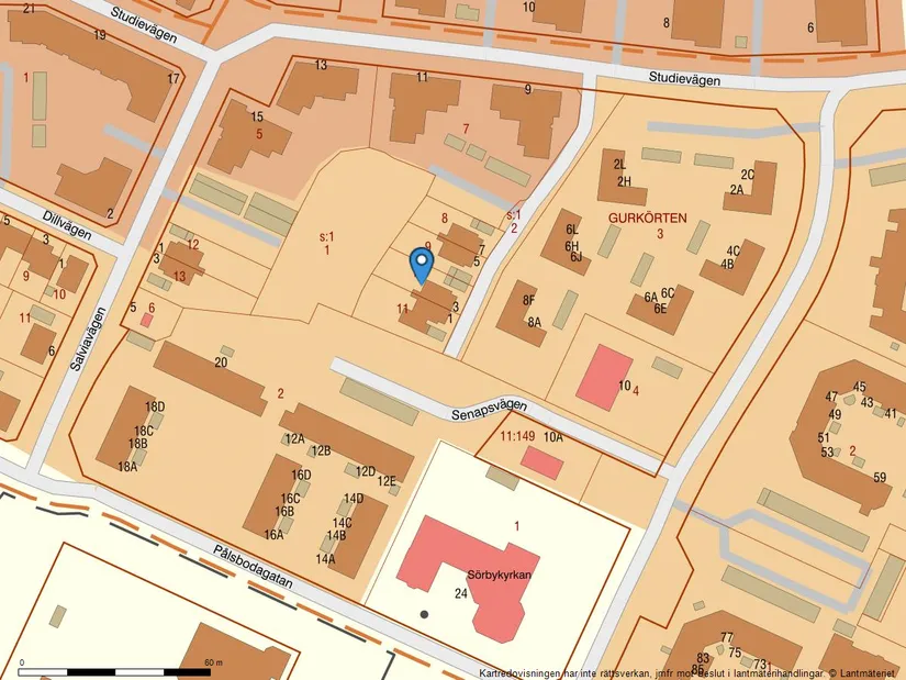 Villa, Radhus, Studievägen 3, Sörbyängen, Örebro