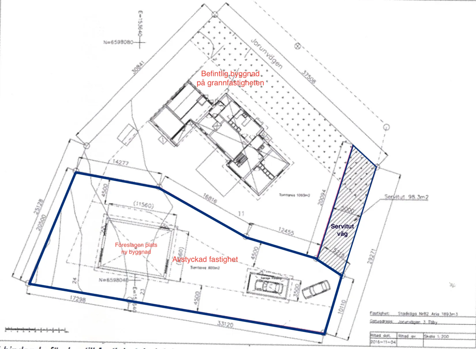 Tomt, Jorunvägen 3, Täby Kyrkby, Täby