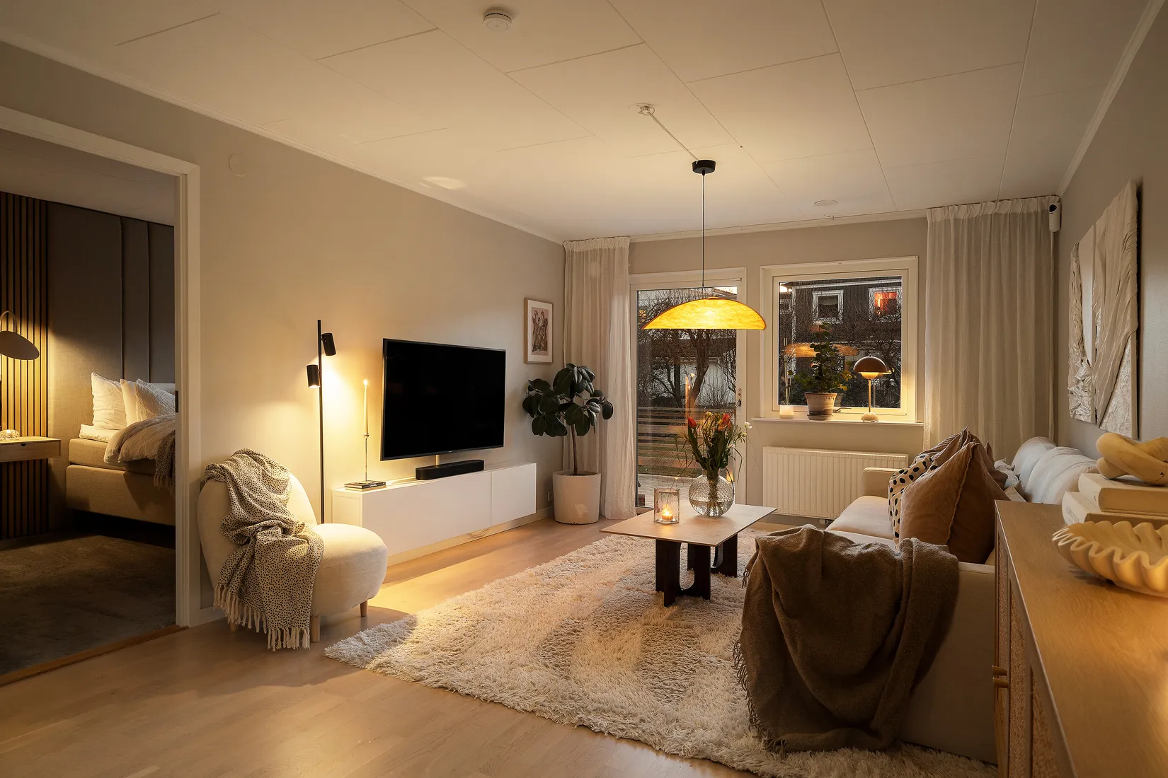 Villa, Radhus, Basunvägen 57, Fors, Kungsbacka