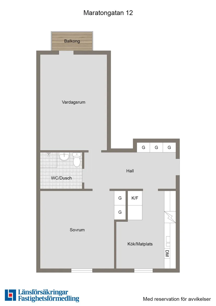Bostadsrätt, Maratongatan 12, Munksundet, Enköping