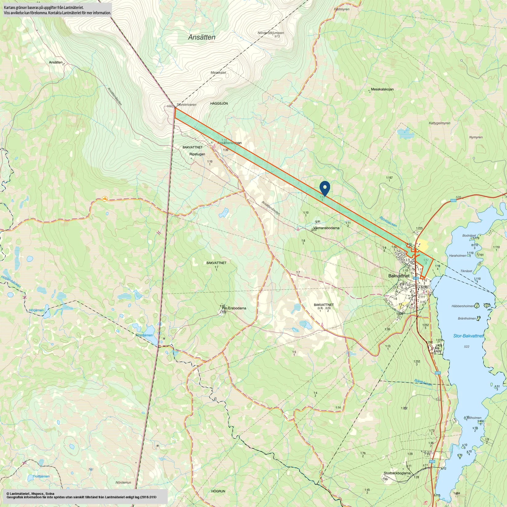 Gård/Skog, Bakvattnet 236, Bakvattnet/Vallrun/Åkersjön, Krokom