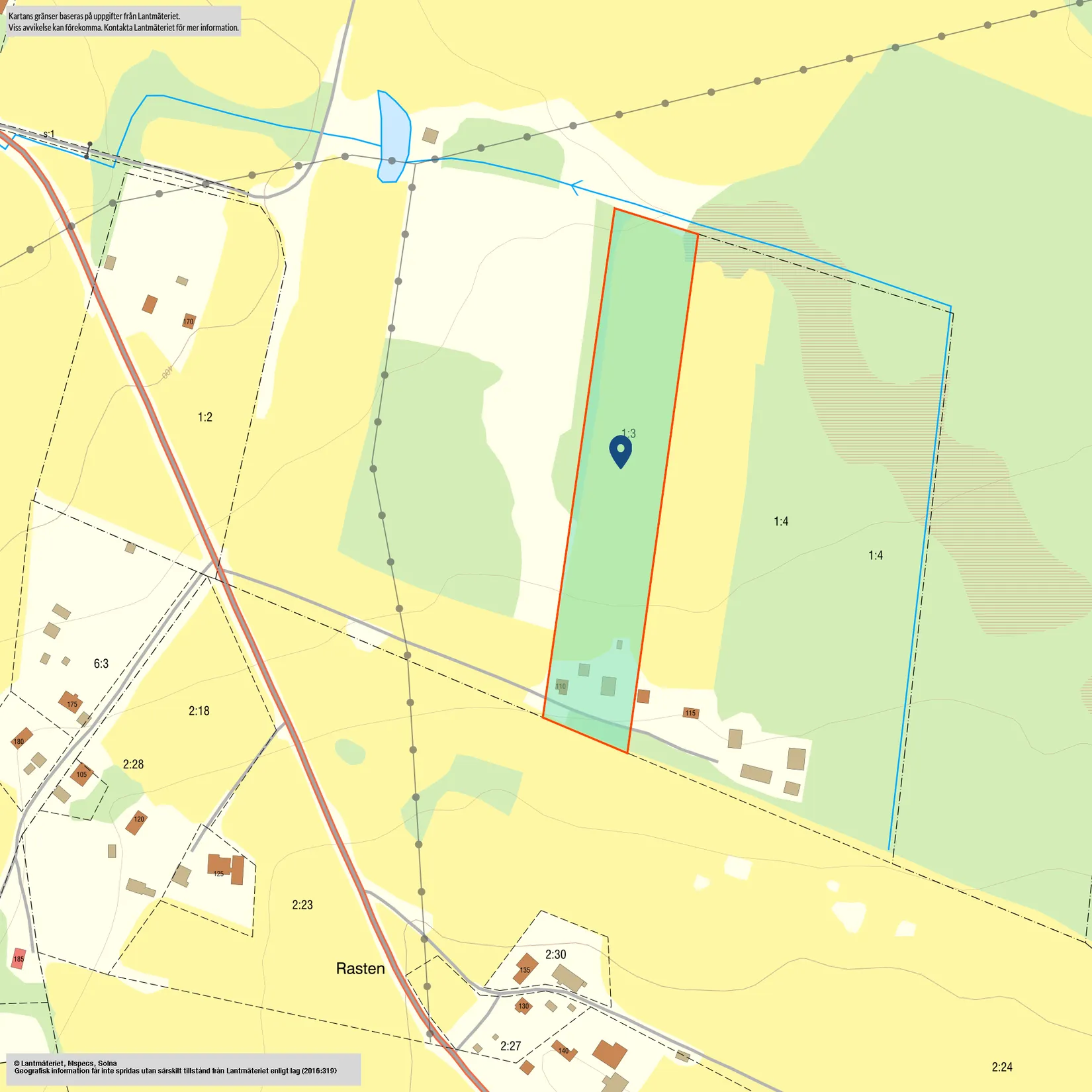 Gård/Skog, Rasten 110, Annersia, Östersund