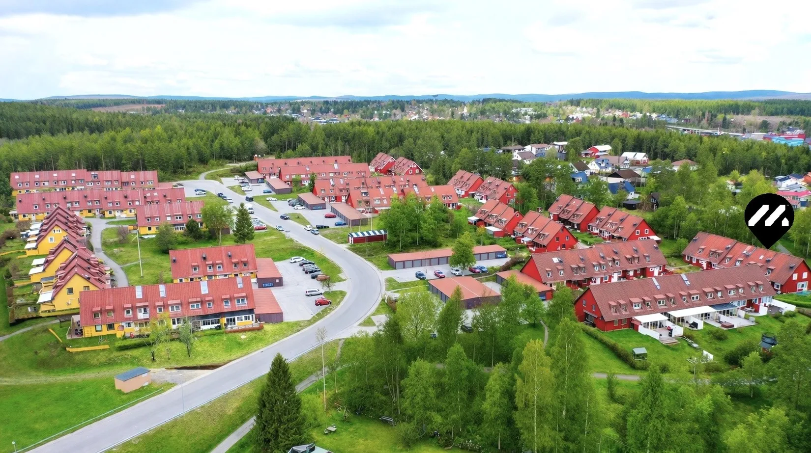 Radhus, Furuvägen 30, Hälletorp, Härnösand