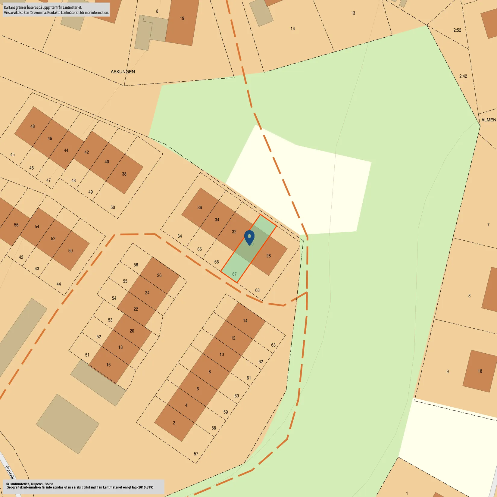 Radhus, Furuvägen 30, Hälletorp, Härnösand