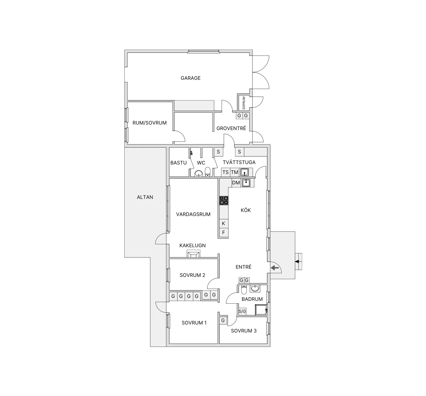 Villa, Skogsvägen 13, Risögrund, Kalix