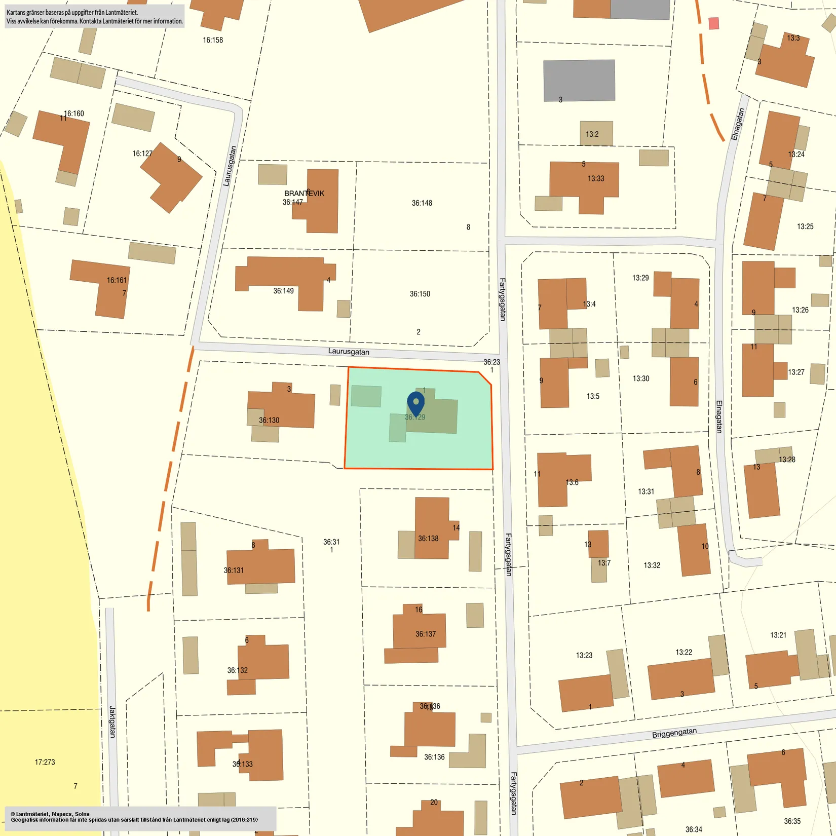 Villa, Laurusgatan 1, Brantevik, Simrishamn