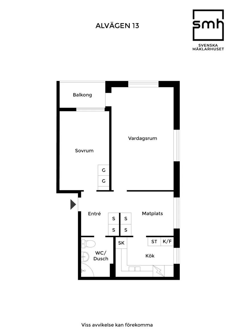 Bostadsrätt, Alvägen 13, Skönsmon, Sundsvall