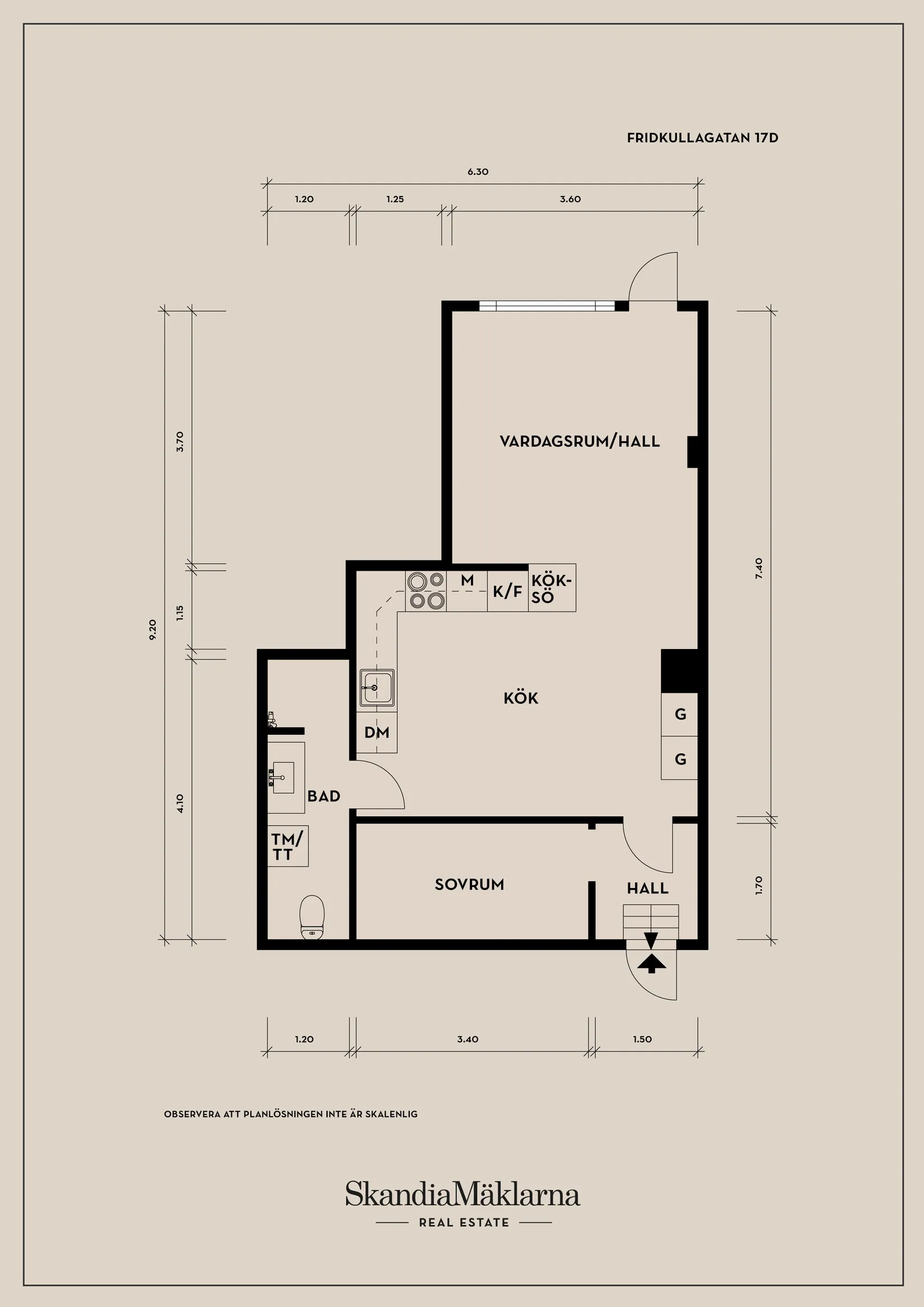 Bostadsrätt, Fridkullagatan 17D, Johanneberg, Göteborg