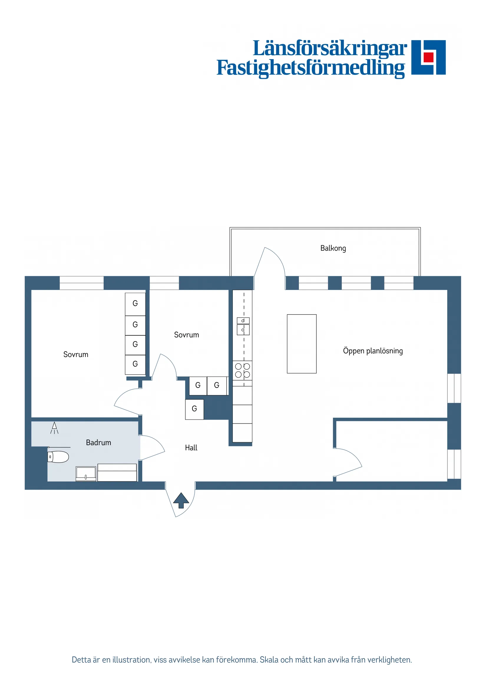 Bostadsrätt, Sicklastråket 23, 5 tr, Sickla, Nacka