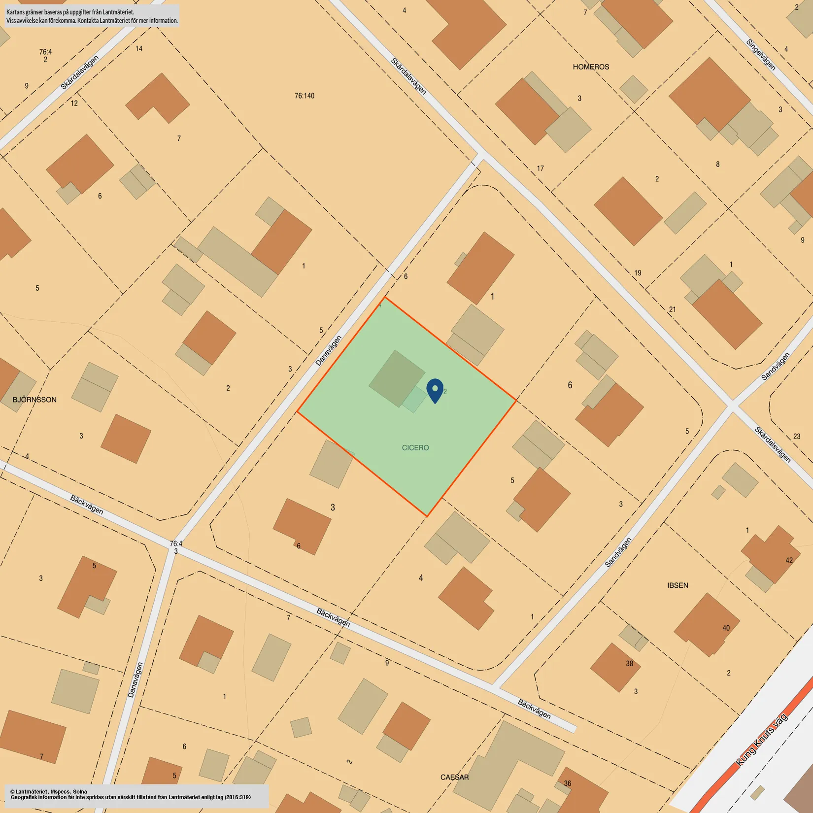 Villa, Danavägen 4, Vä, Kristianstad