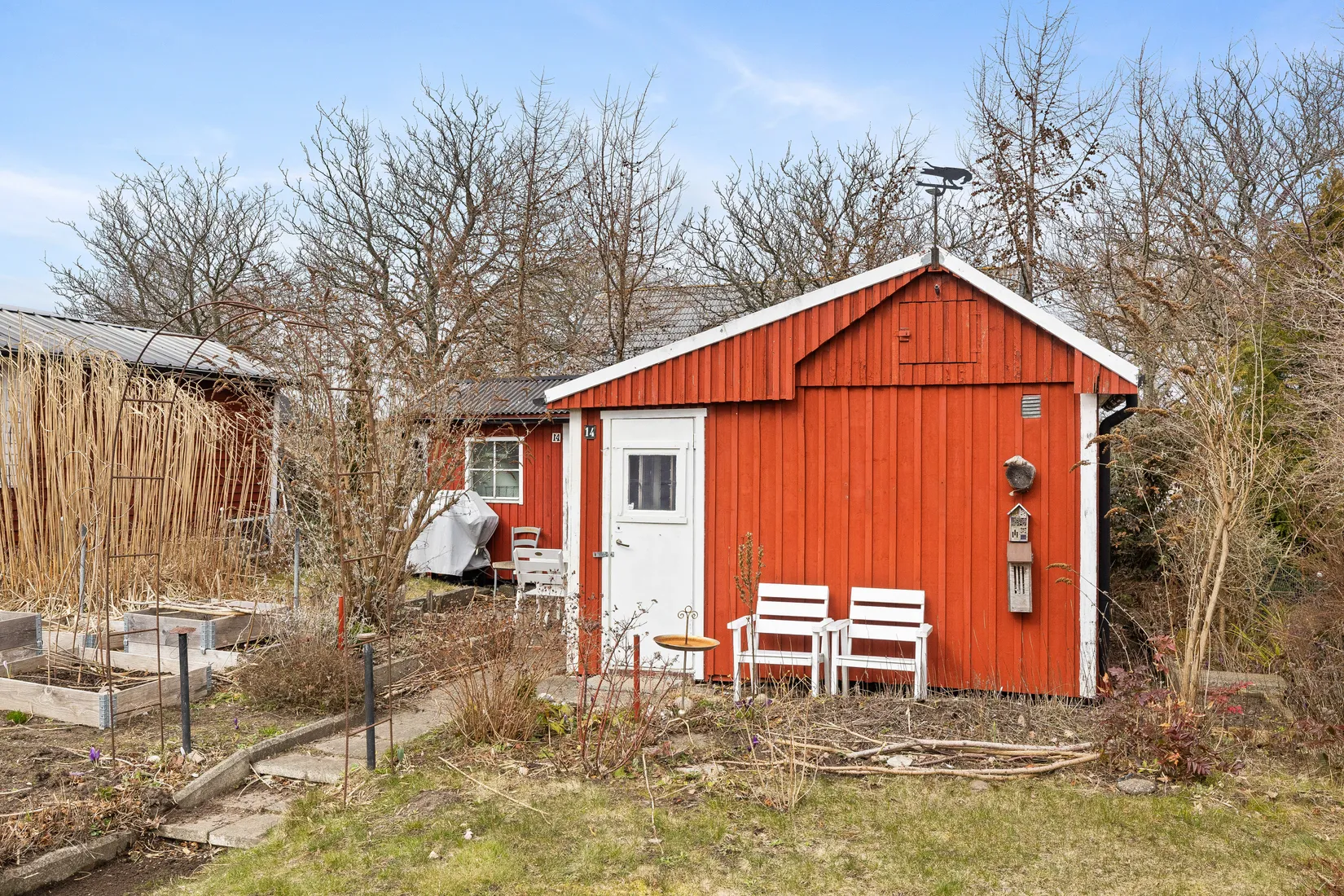 Fritidshus, Vinbärsgången 14, Edvinshems södra koloniområde, Ystad