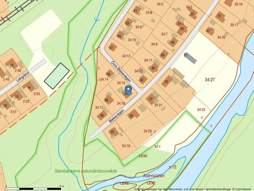 Villa, Blekevägen 34, Hagaström, Gävle