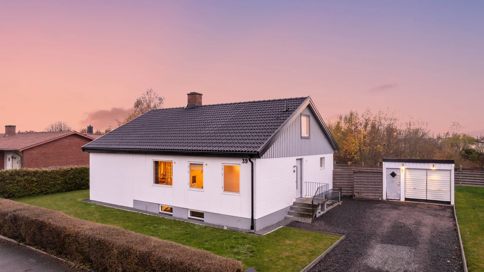 Villa, Rödaledsvägen 39, Kulltorp, Kristianstad