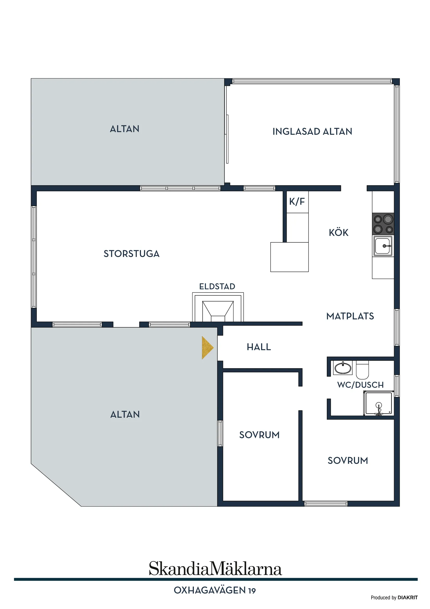 Villa, Oxhagavägen 19, Hulta, Linköping