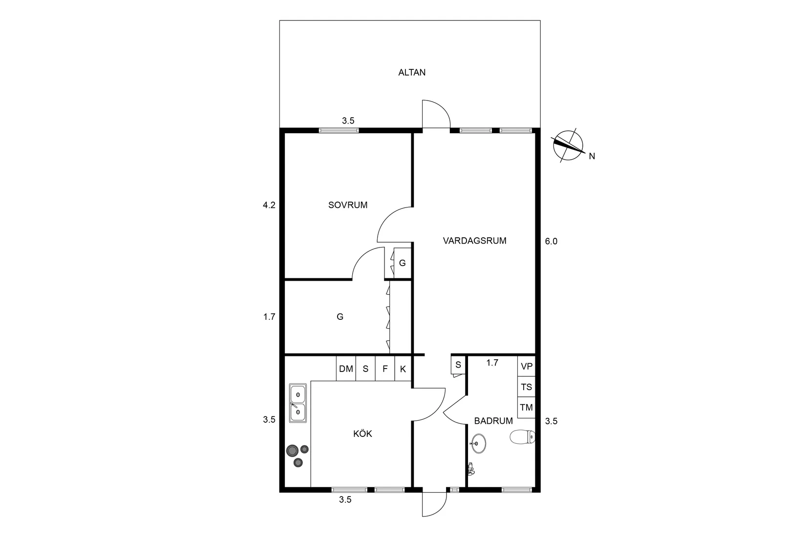 Bostadsrätt, Västergatan 51, Vara