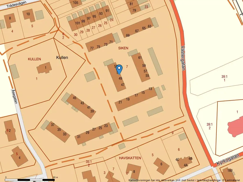 Bostadsrätt, Västergatan 51, Vara