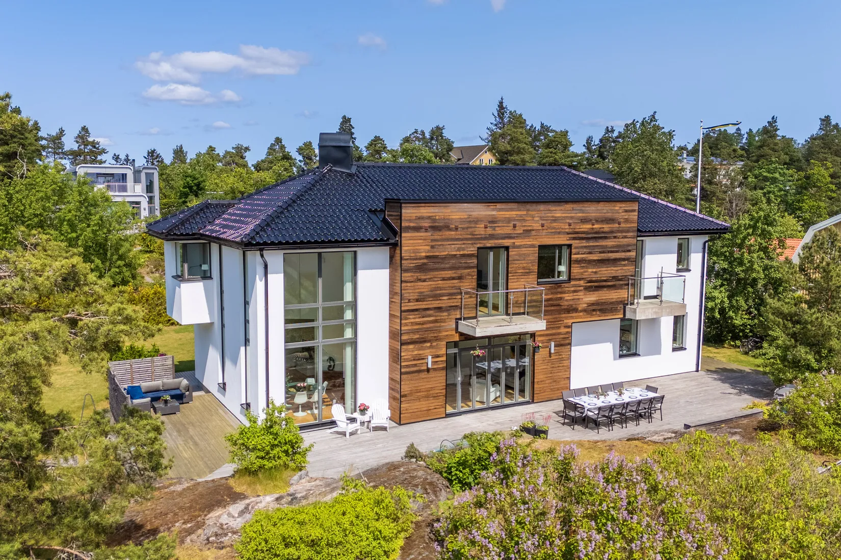 Villa, Lännerstahöjdens väg 6, Södra Lännersta, Nacka