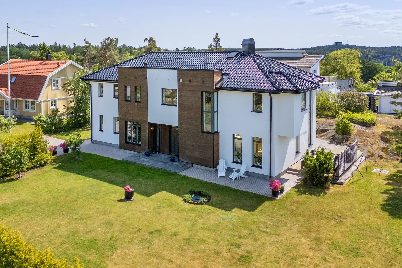 Villa, Lännerstahöjdens väg 6, Södra Lännersta, Nacka