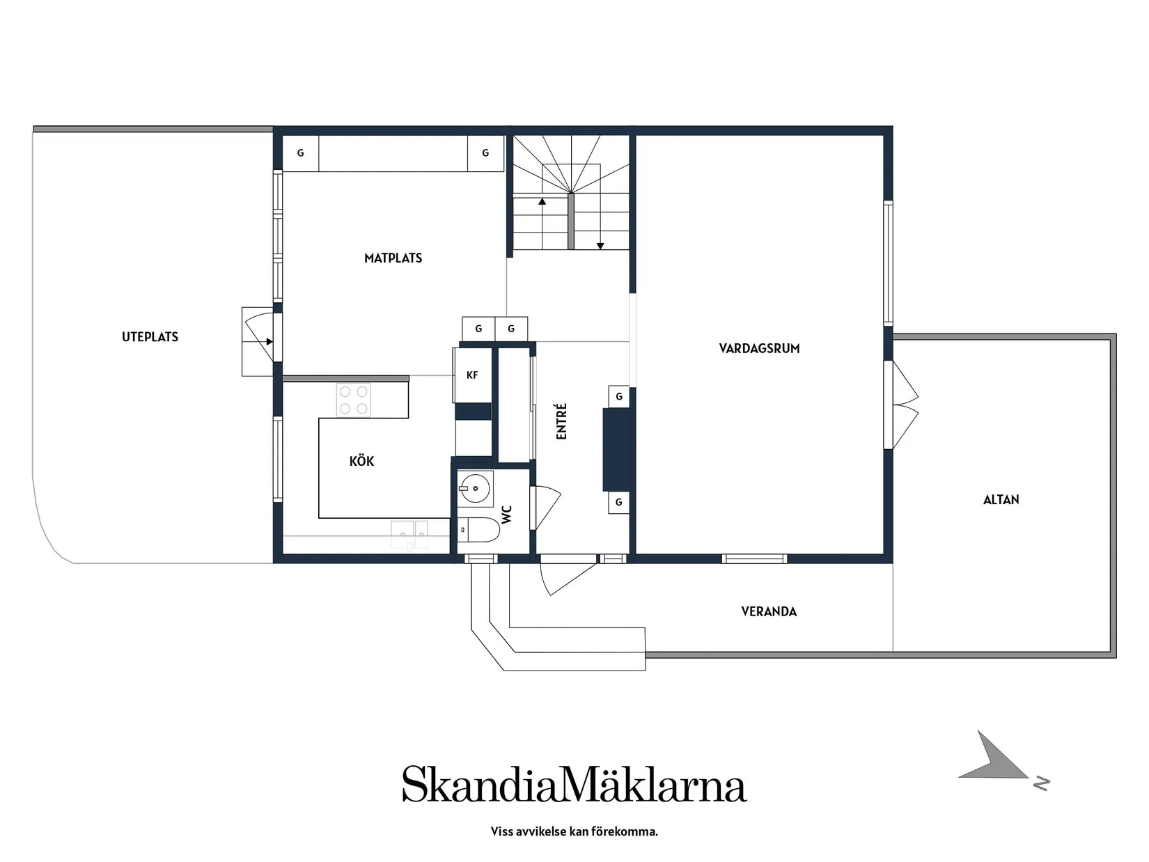 Radhus, Järpstigen 16, Storgärdet, Strängnäs