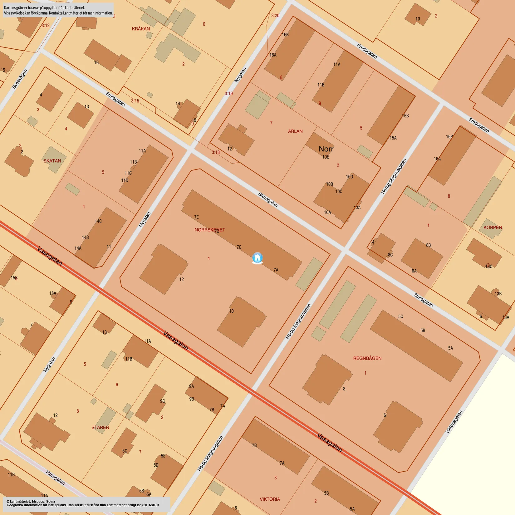 Bostadsrätt, Sturegatan 7B, Centrum, Hjo