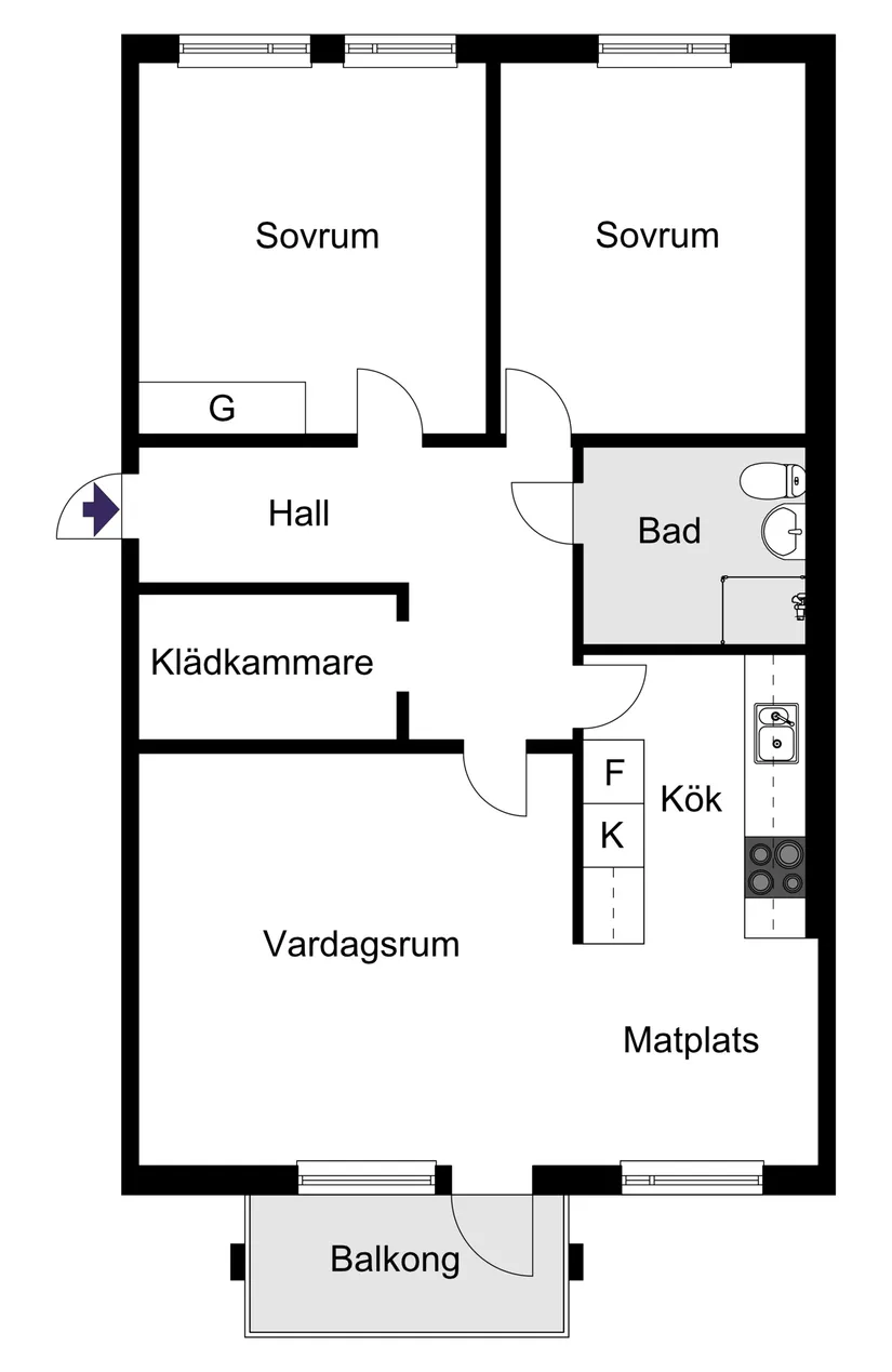 Bostadsrätt, Lillåkersvägen 55, Gångsätra, Lidingö