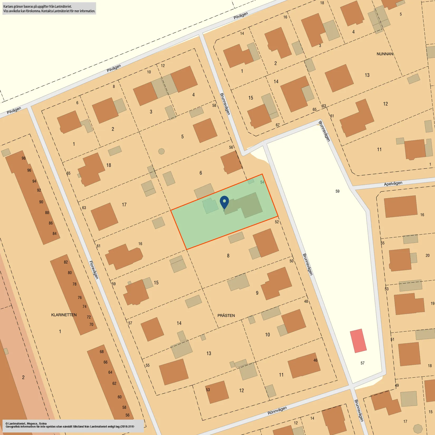 Villa, Brunnsvägen 54, Kristianstad - Egna Hem, Kristianstad