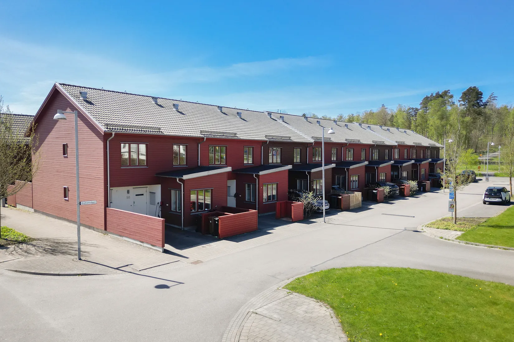 Villa, Radhus, Diamantvägen 48, Kolla Parkstad, Kungsbacka