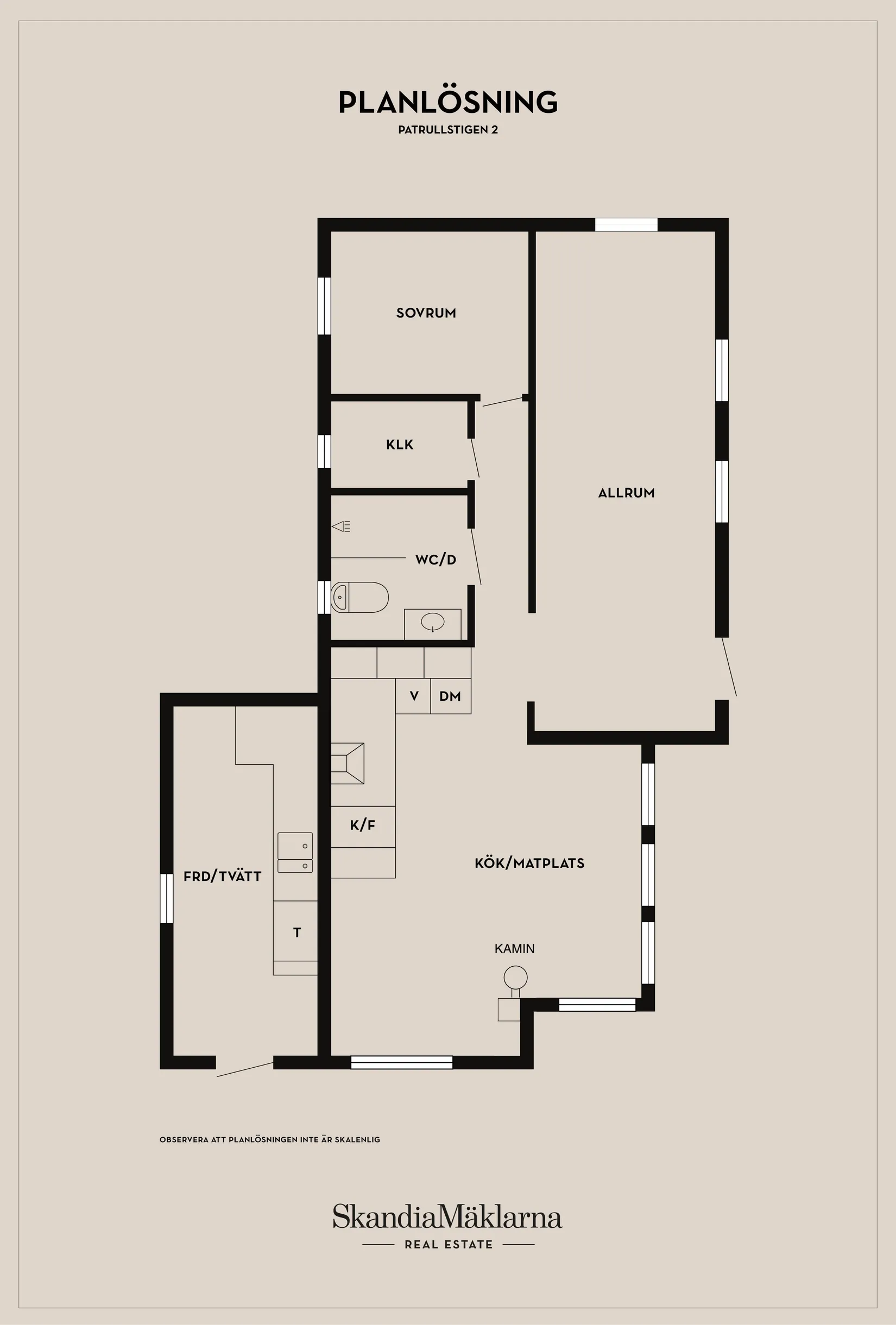 Fritidshus, Patrullstigen 2, Sandskogen, Ystad