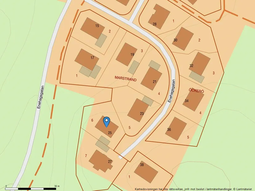 Villa, Enehagsgatan 25, Enehagen, Alingsås