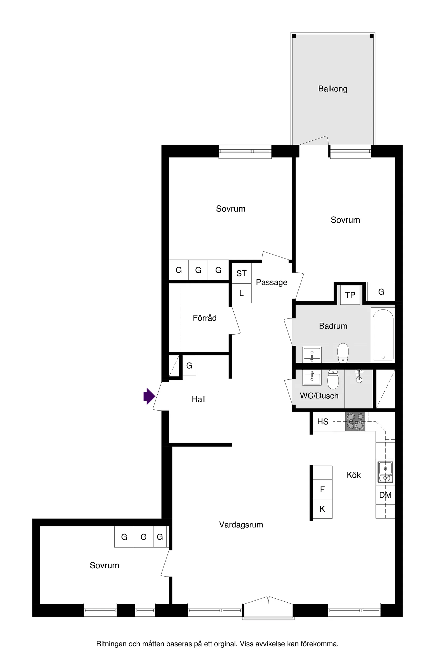 Bostadsrätt, Sågargatan 6B, Kungsängen, Uppsala