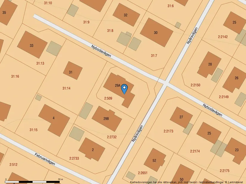 Villa, Nybodavägen 29A, Jakobsberg - Västra, Järfälla