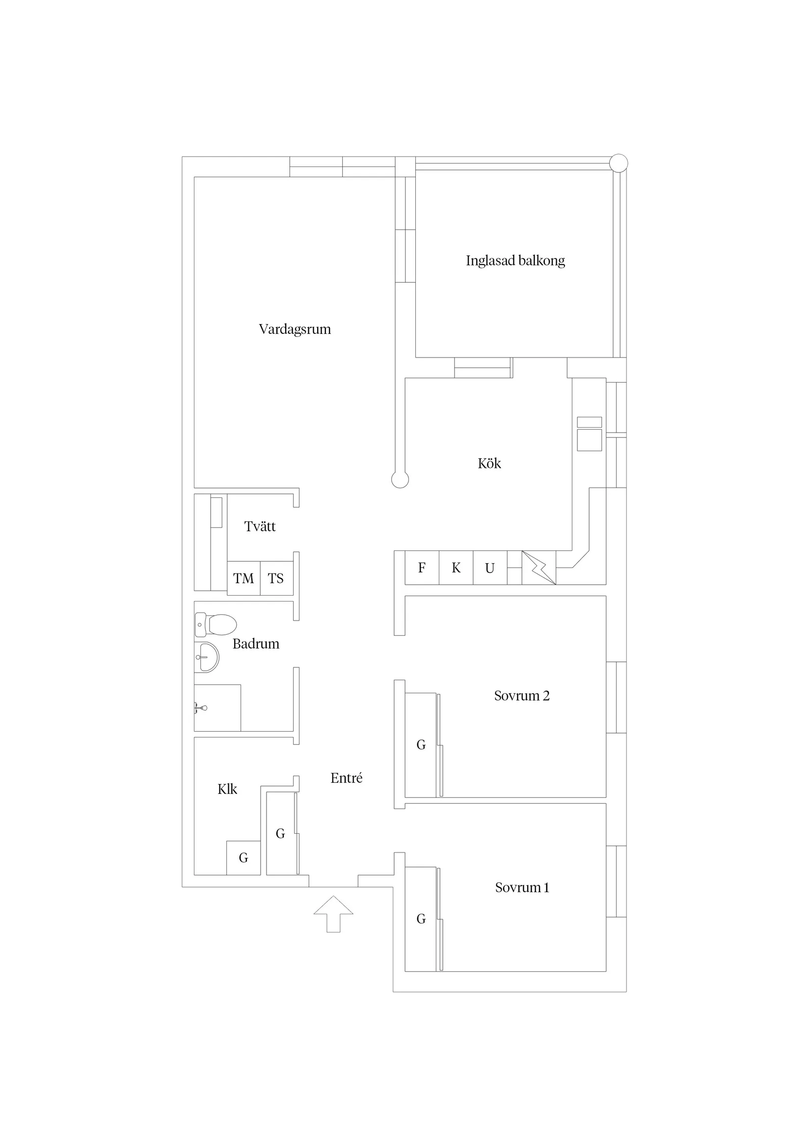 Bostadsrätt, Klostergatan 45A, Centrum, Linköping