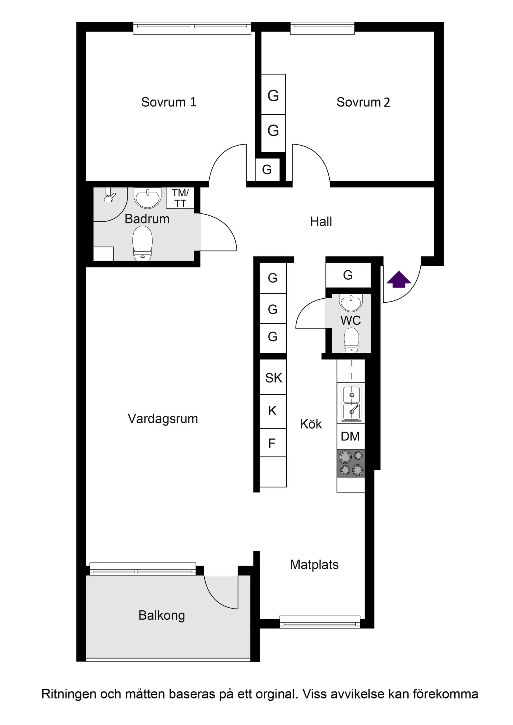 Bostadsrätt, Marknadsvägen 83, Täby Centrum, Täby