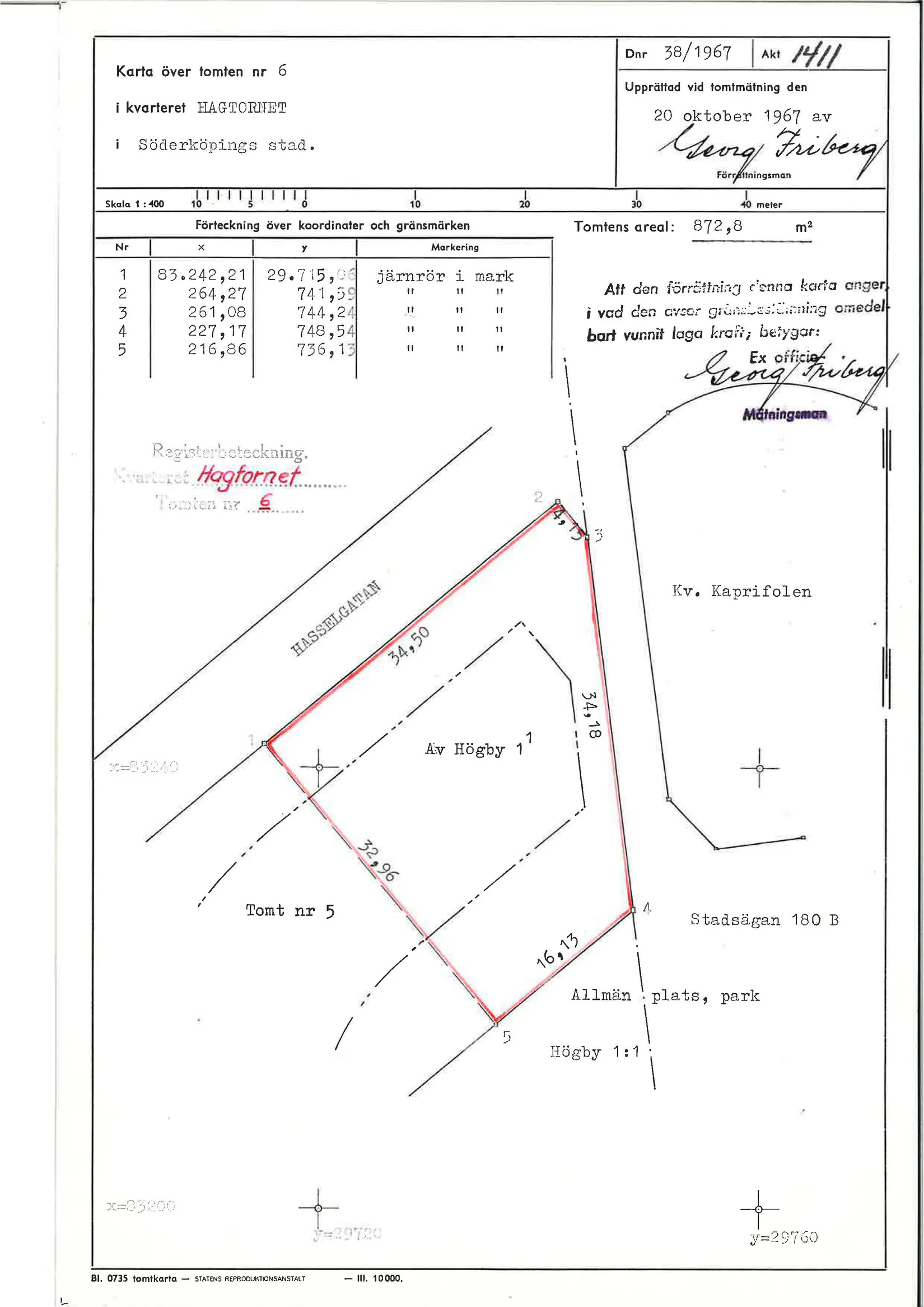 Villa, Hasselgatan 11, Söderköping tätort, Söderköping
