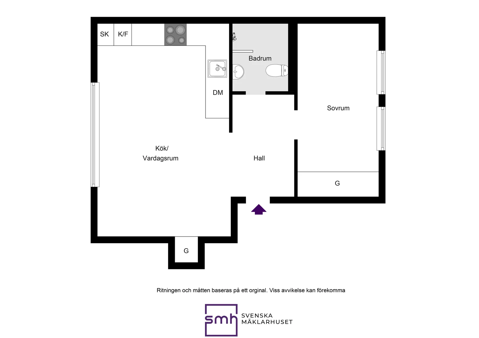 Bostadsrätt, Kinnekullevägen 39, Bromma / Traneberg, Stockholm