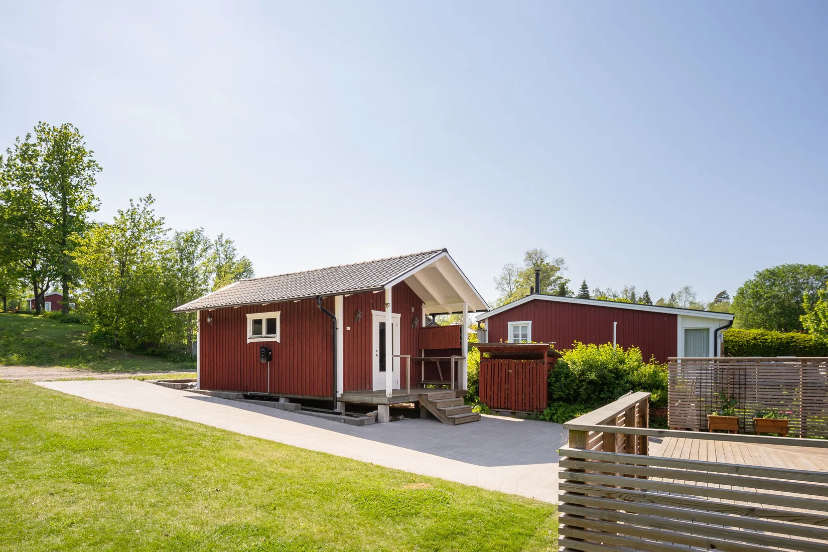 Villa, Simsjöborgsstigen 8 och 5, Simsjön, Skövde