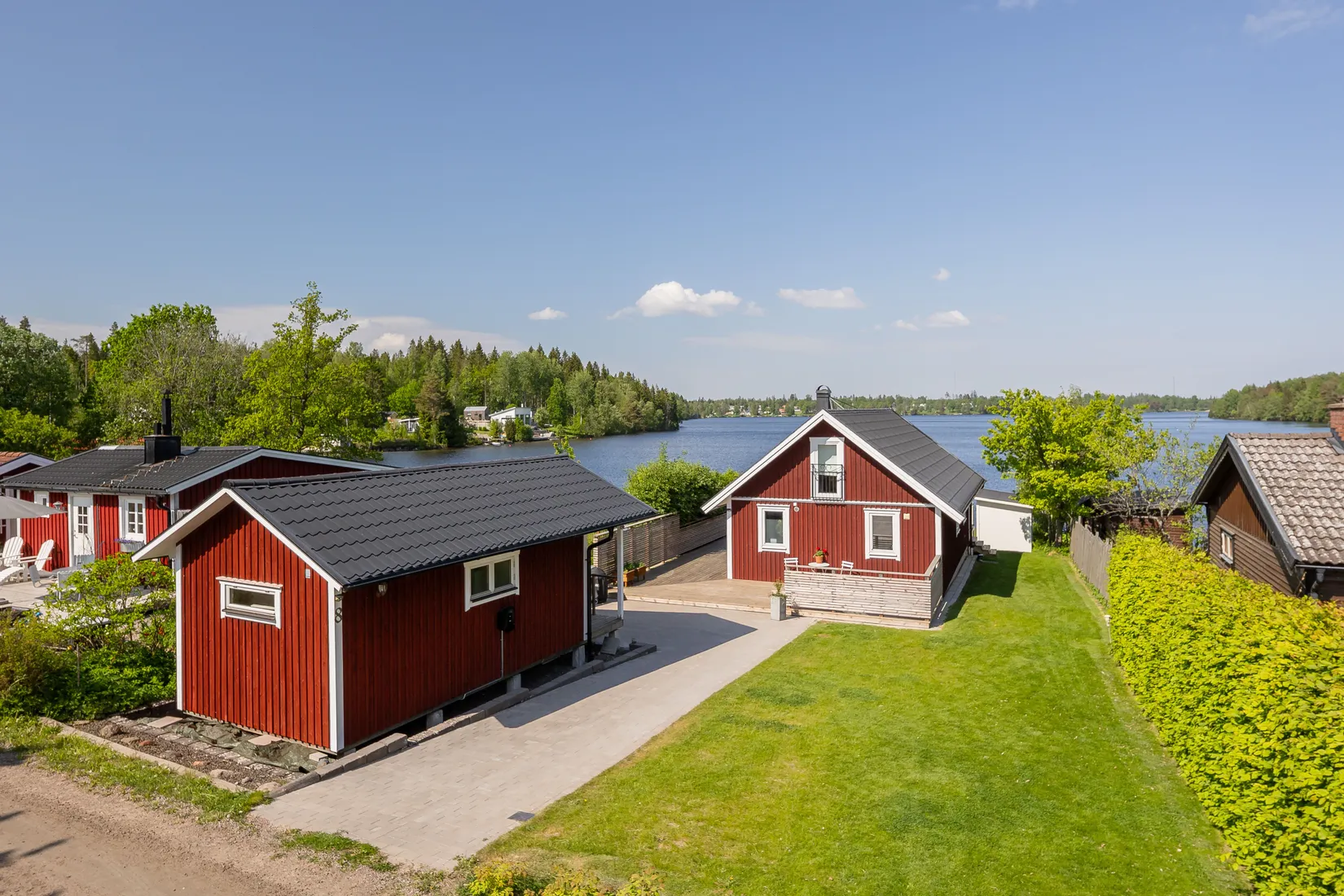 Villa, Simsjöborgsstigen 8 och 5, Simsjön, Skövde