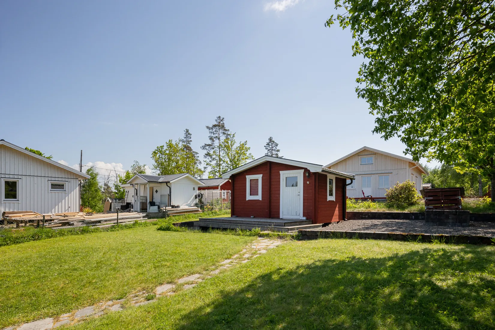 Villa, Simsjöborgsstigen 8 och 5, Simsjön, Skövde