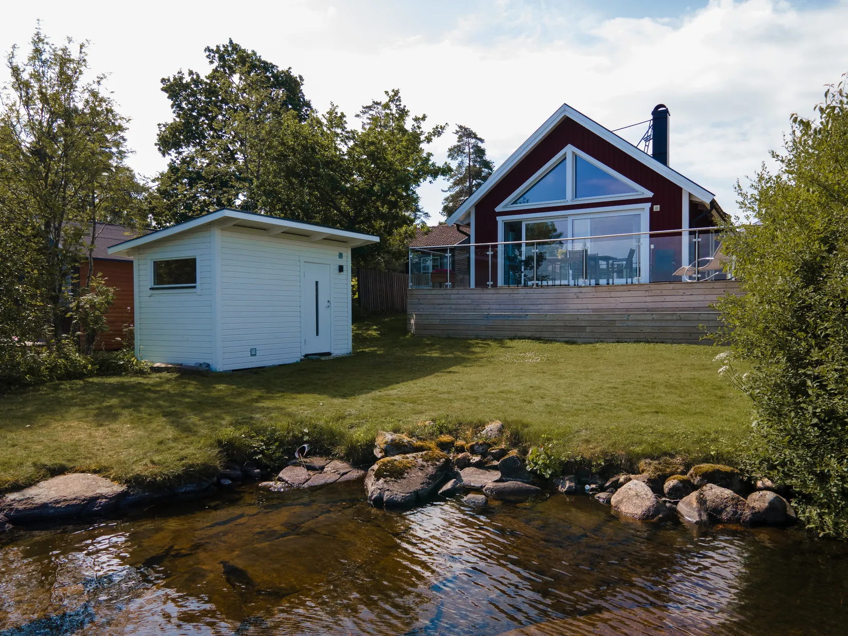 Villa, Simsjöborgsstigen 8 och 5, Simsjön, Skövde