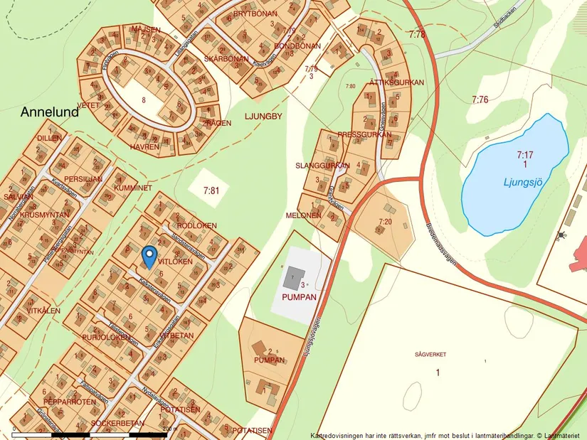 Villa, Kalkstensvägen 6, Annelund, Ljungby