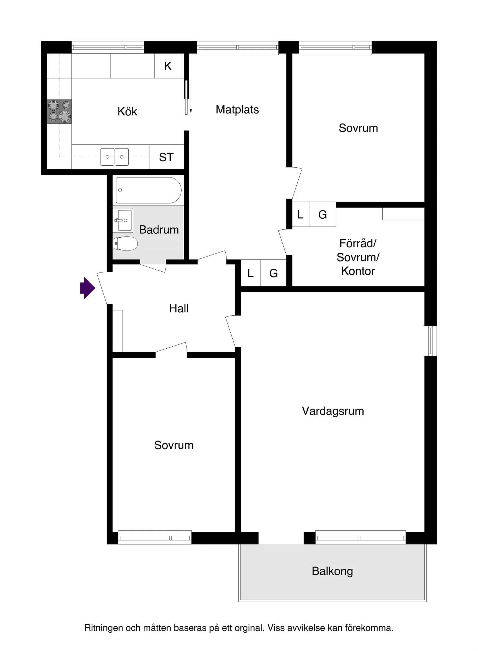 Bostadsrätt, Regngatan 2, Gränby, Uppsala