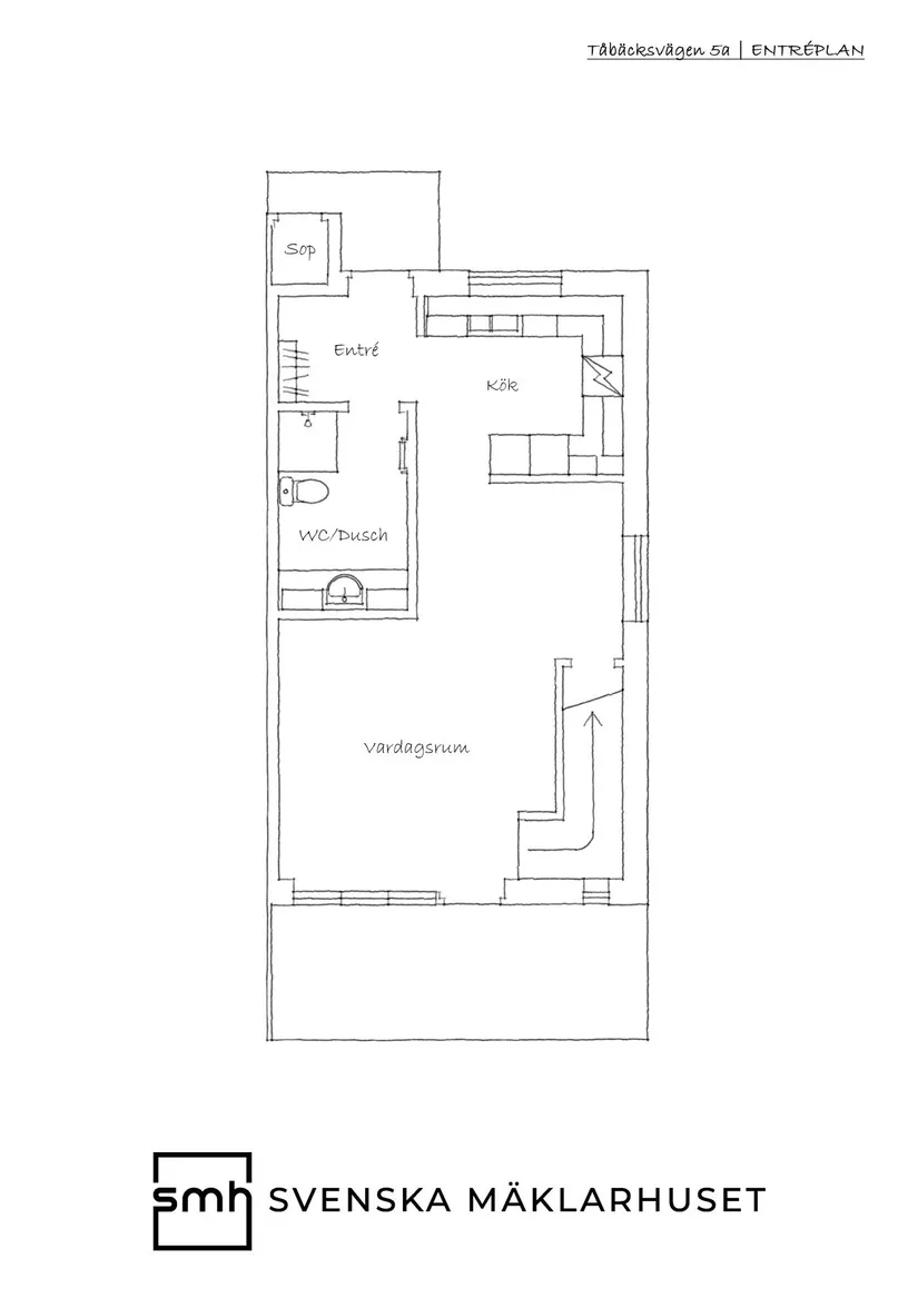 Bostadsrätt, Tåbäcksvägen 5A, Öjersjö, Partille