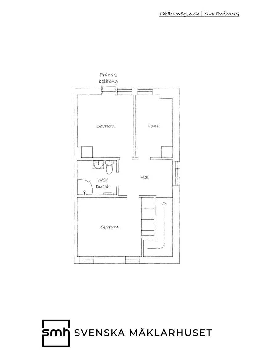 Bostadsrätt, Tåbäcksvägen 5A, Öjersjö, Partille