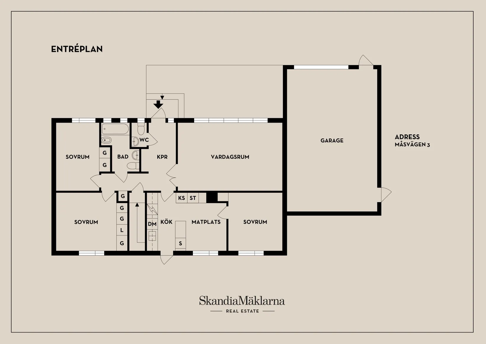 Villa, Måsvägen 3, Oxelösund