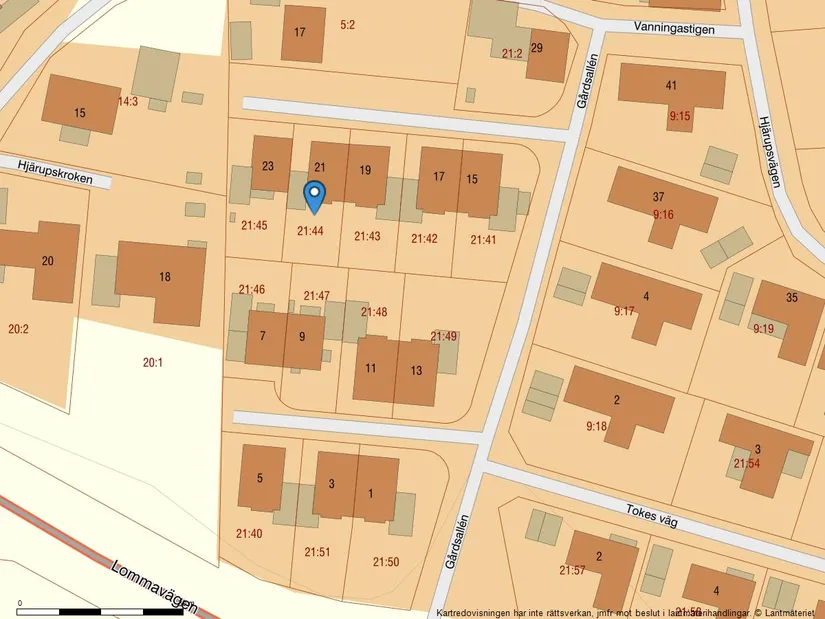 Villa, Radhus, Gårdsallén 21, Hjärup, Staffanstorp