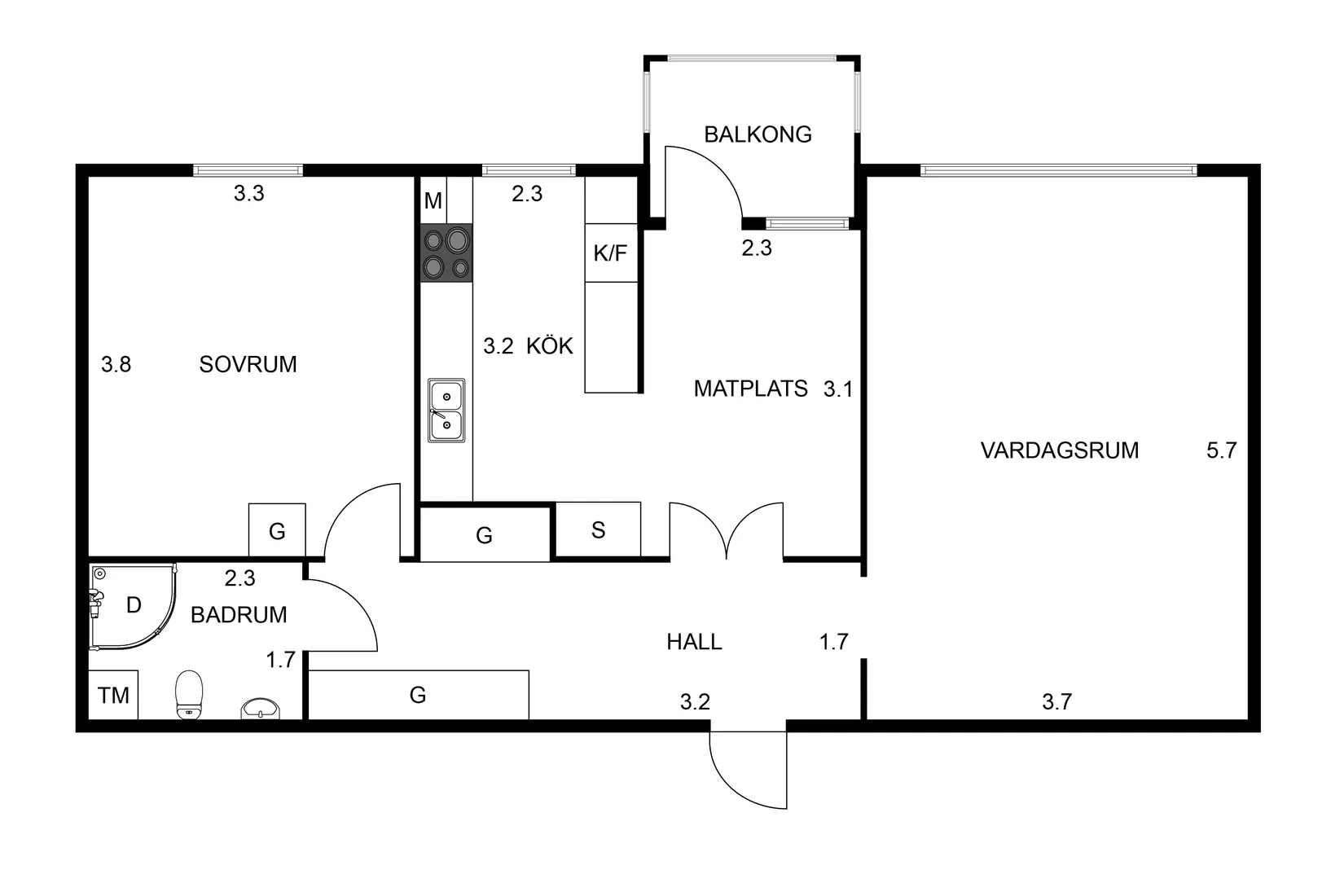 Bostadsrätt, Kronogatan 46B, Nordstan, Vänersborg