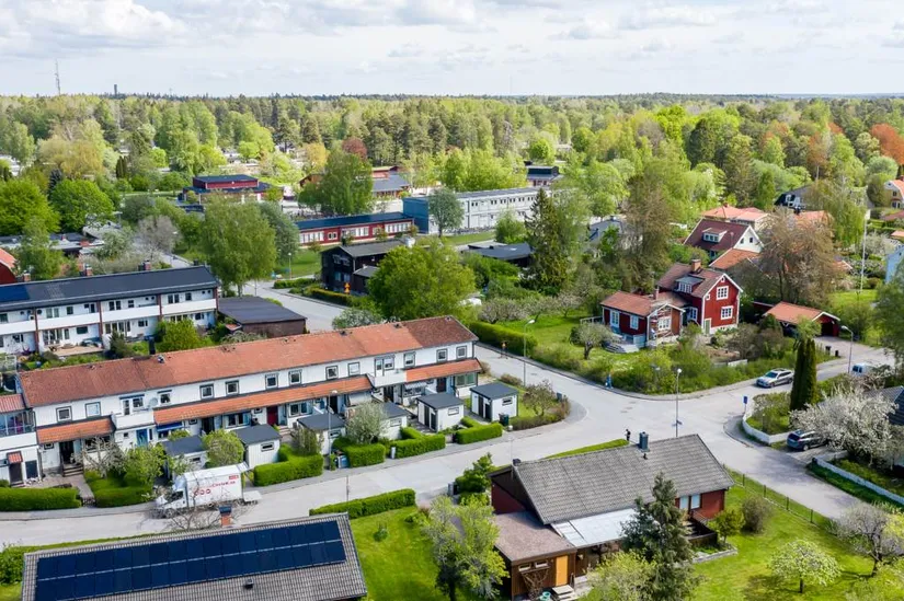 Villa, Radhus, Fältvägen 23, Norby, Uppsala