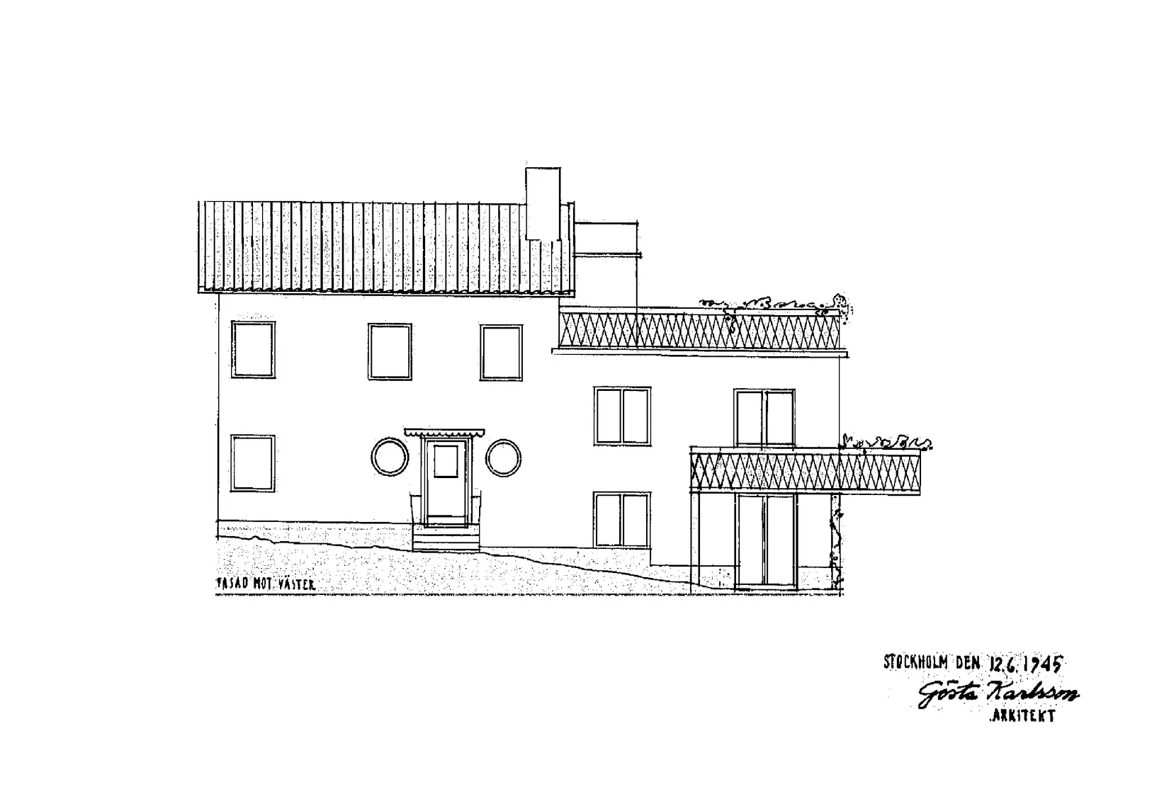 Villa, Ensittarvägen 12, Kungsholmen - Stora Essingen, Stockholm