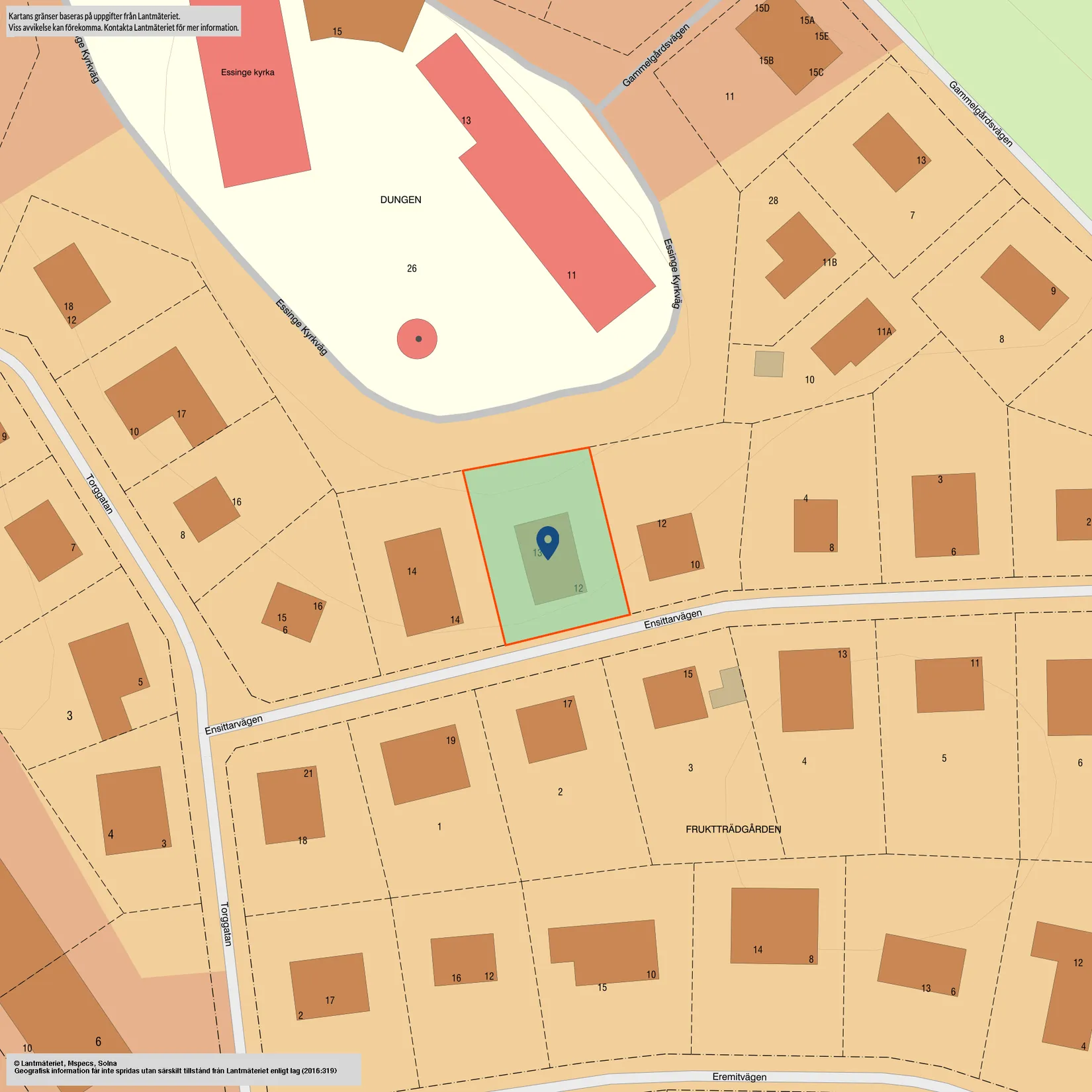 Villa, Ensittarvägen 12, Kungsholmen - Stora Essingen, Stockholm