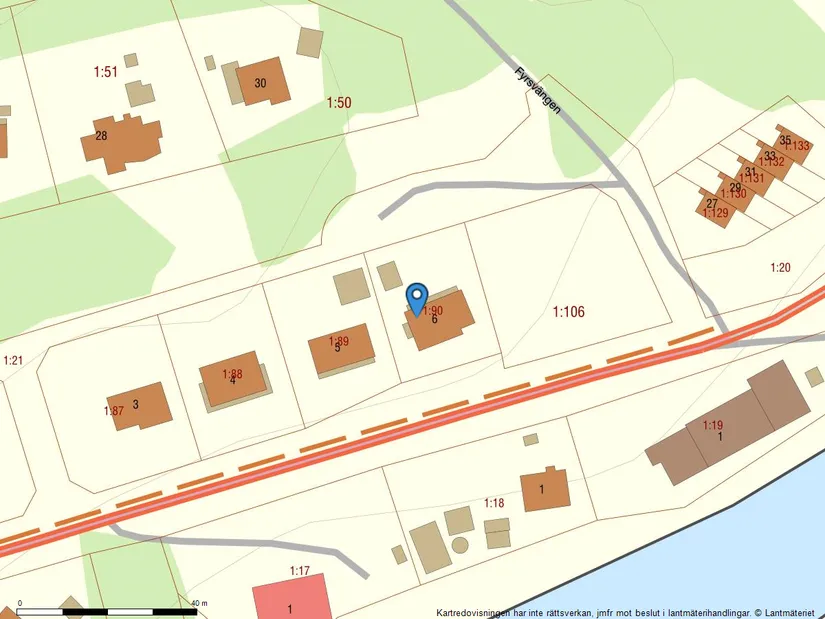 Fritidshus, Fyrudden 6, Fyrudden, Valdemarsvik